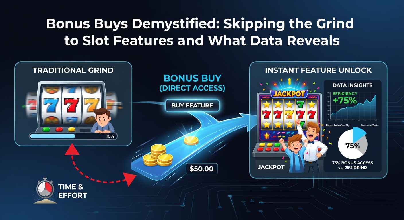 Vibrant slot screen displaying a bonus buy option with glowing buttons and jackpot counters, highlighting direct access to free spins and multipliers