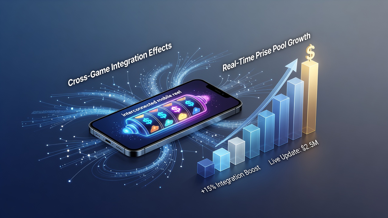 Graph illustrating real-time prize pool growth curves in interconnected mobile reel networks during 2026 integration periods