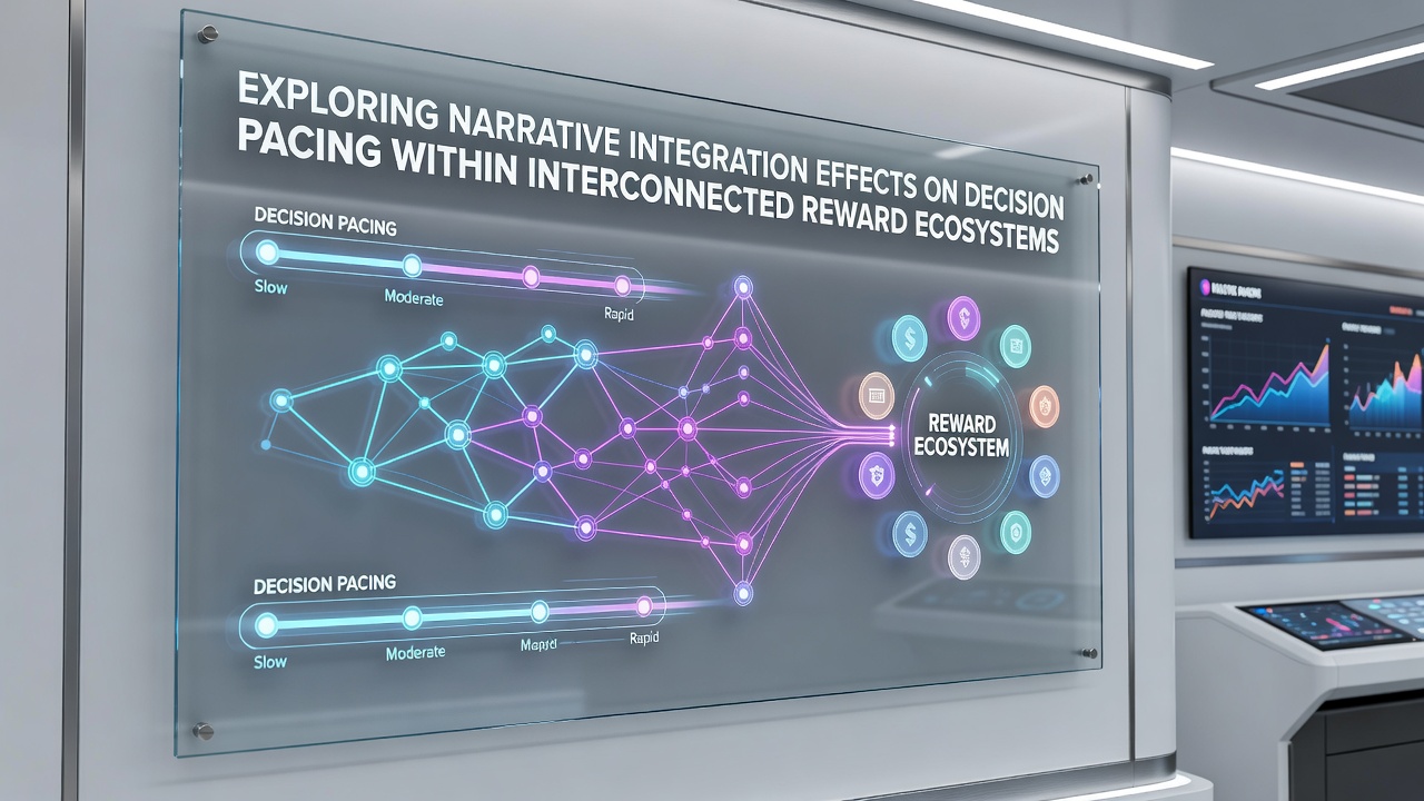 Network diagram illustrating connected slot titles with shared narrative progress and synchronized reward indicators on tablet and smartphone screens