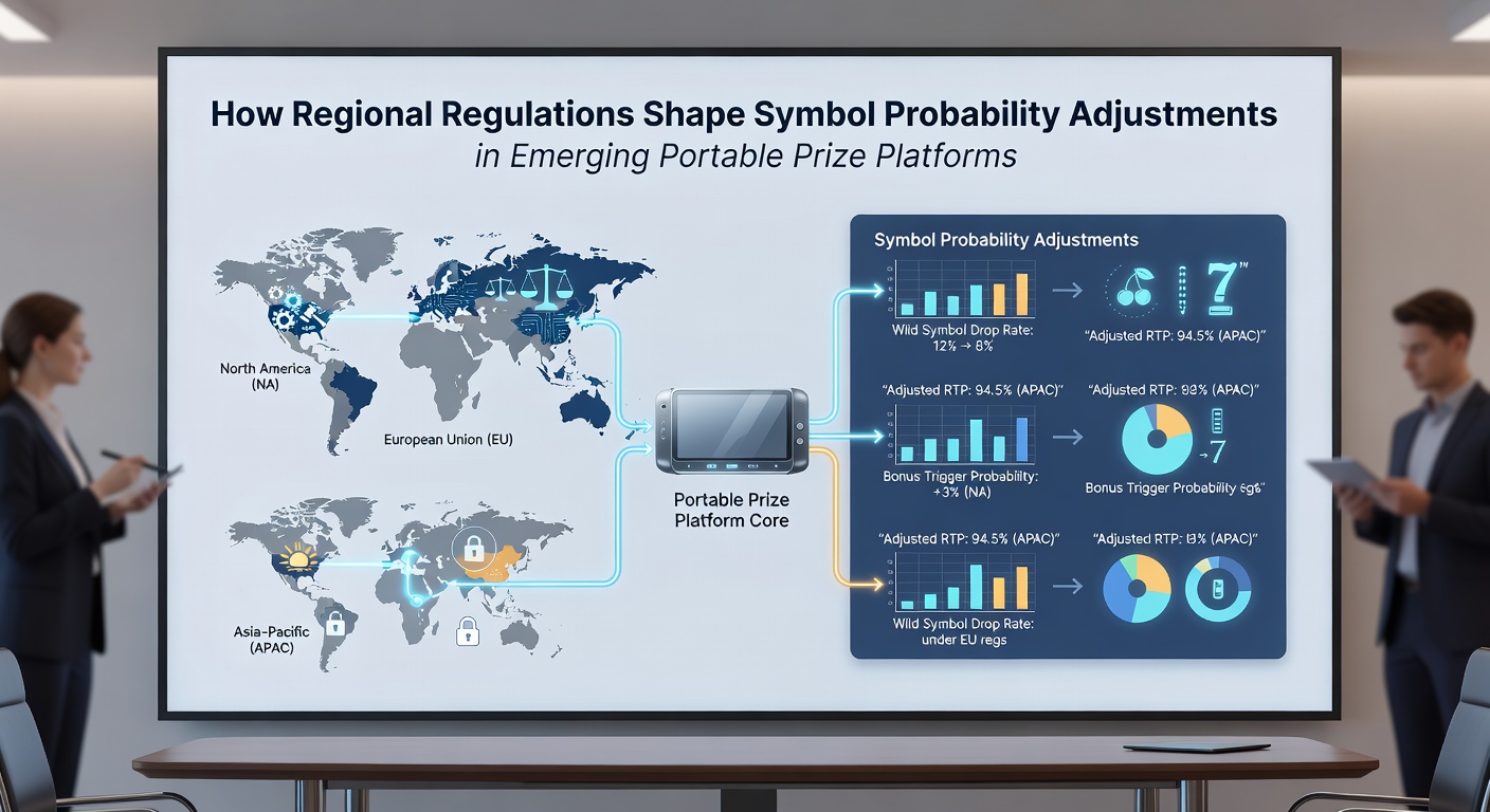 Technical team reviewing symbol probability models for mobile prize platforms