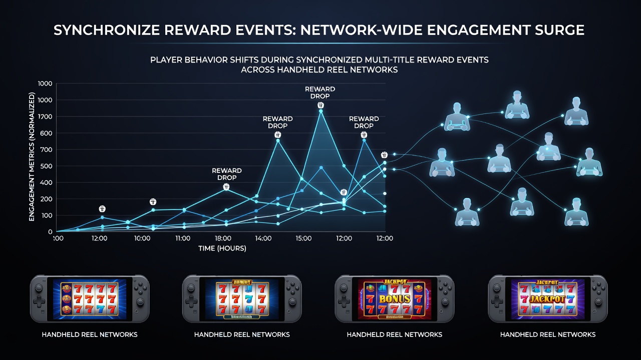 Analytics dashboard displaying player navigation across interconnected slot titles on mobile networks