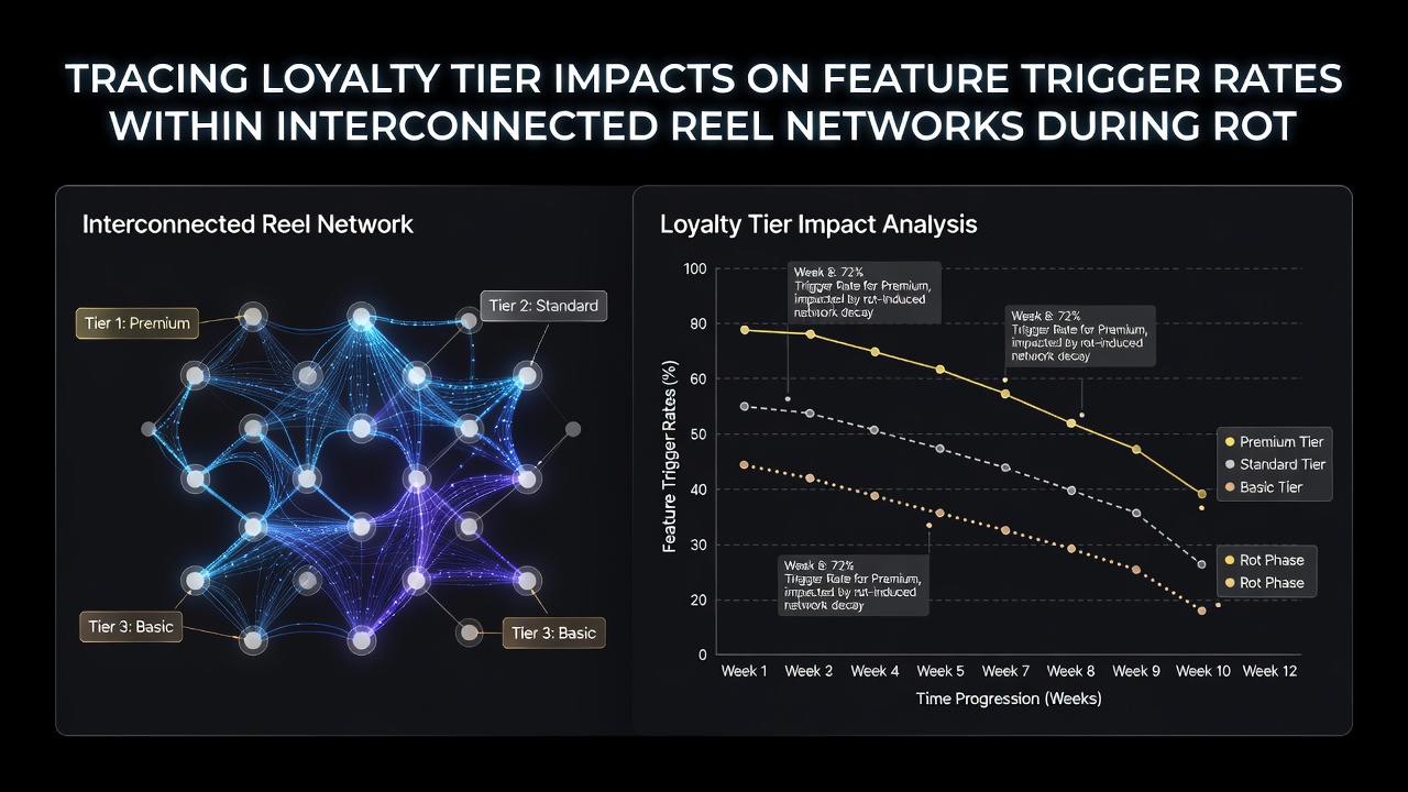 Data visualization of tier-based trigger rates in rotating slot events